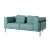 Square two seater sofa