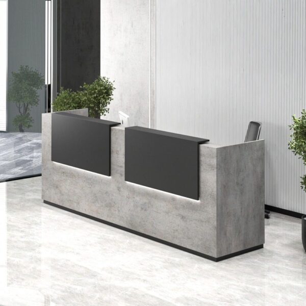 Dual reception desk