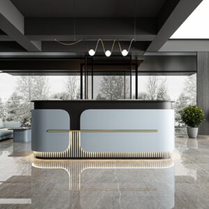 Dual Reception Desk