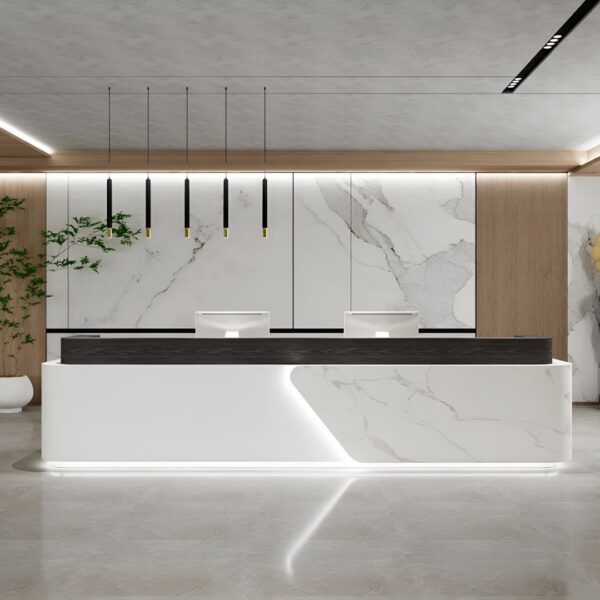 Queen reception desk