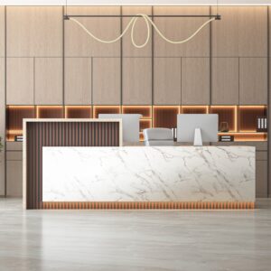 Atom reception desk
