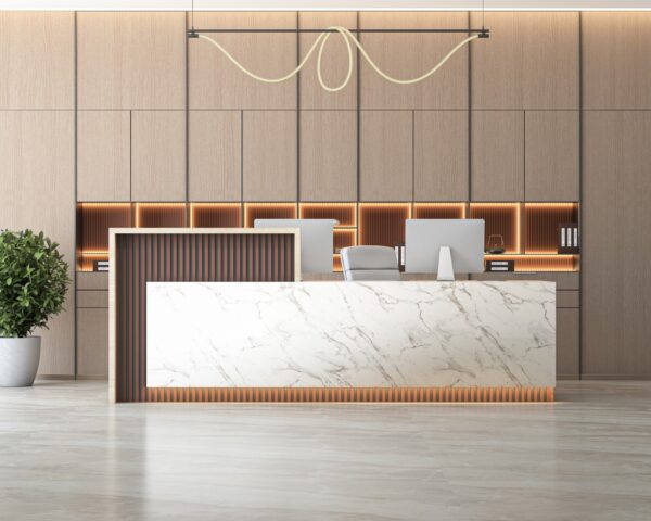 Atom reception desk