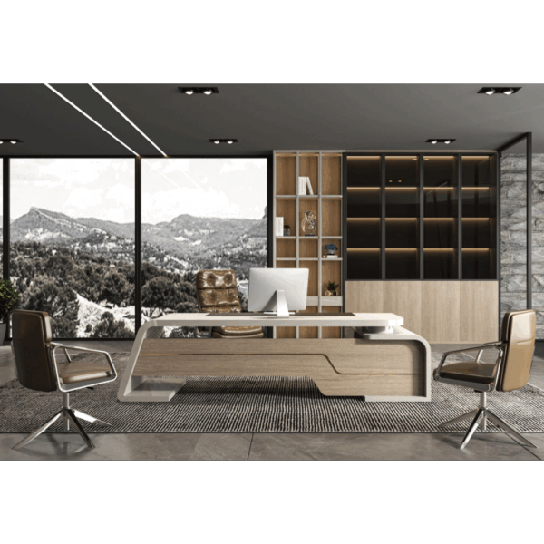 Bold executive desk