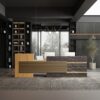 Cherry reception desk