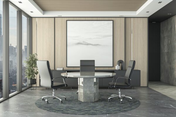 Armani round meeting table