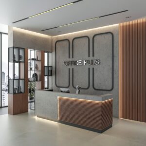 Bentley reception desk